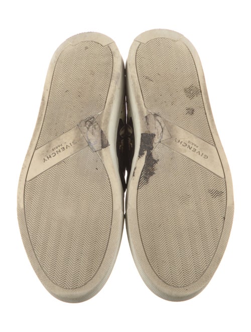 Givenchy Leather Floral Print Sneakers