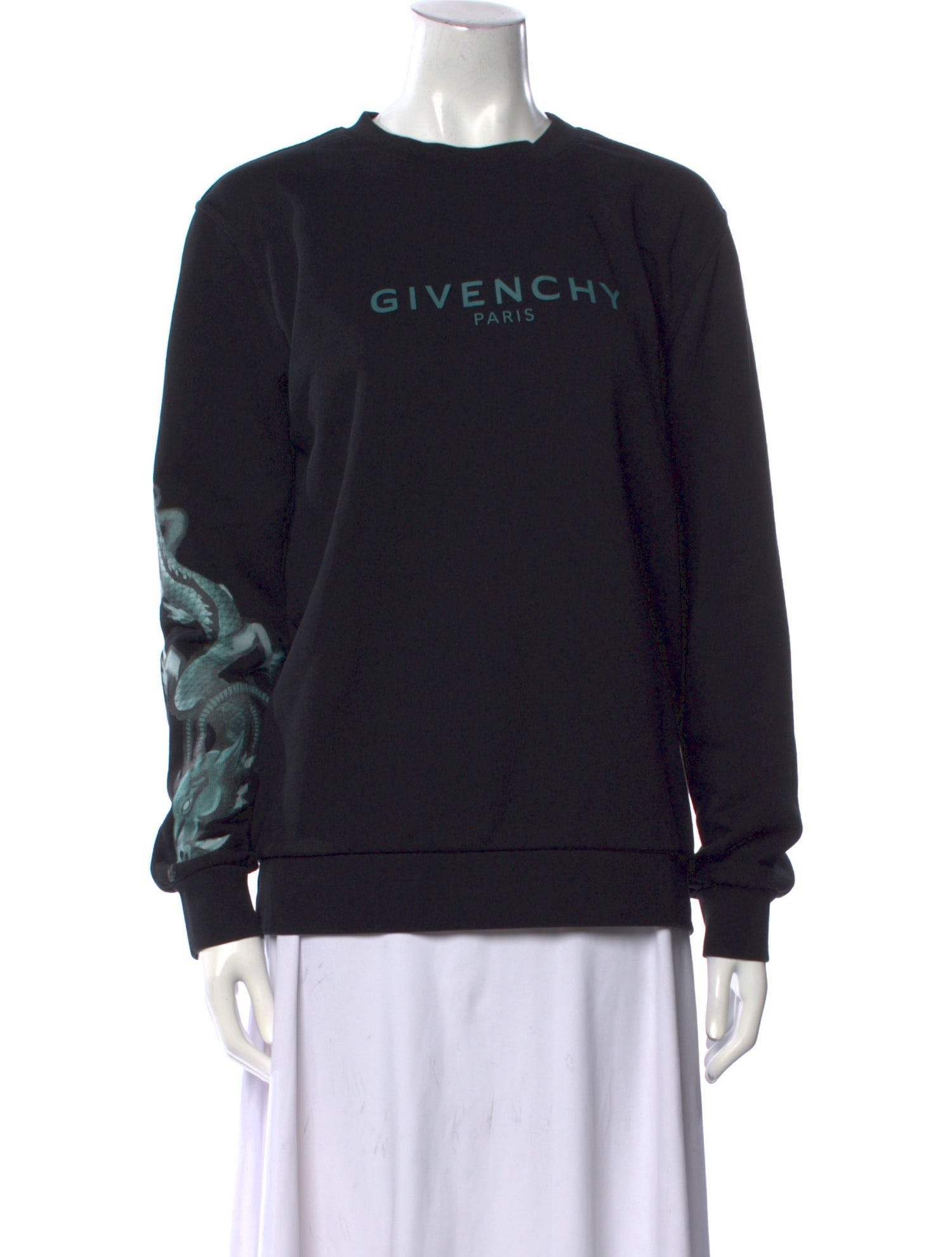 Givenchy Graphic Print Crew Neck Sweatshirt