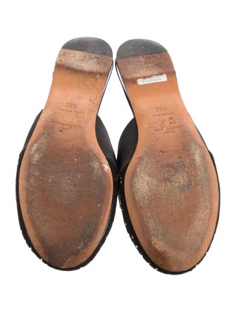 Givenchy Leather Printed Mules