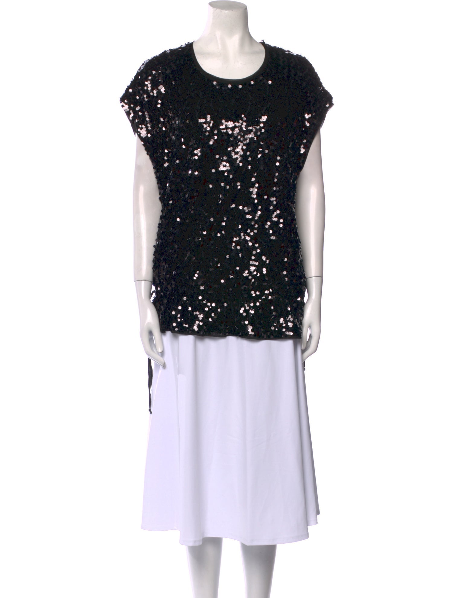 Givenchy Scoop Neck Short Sleeve Tunic