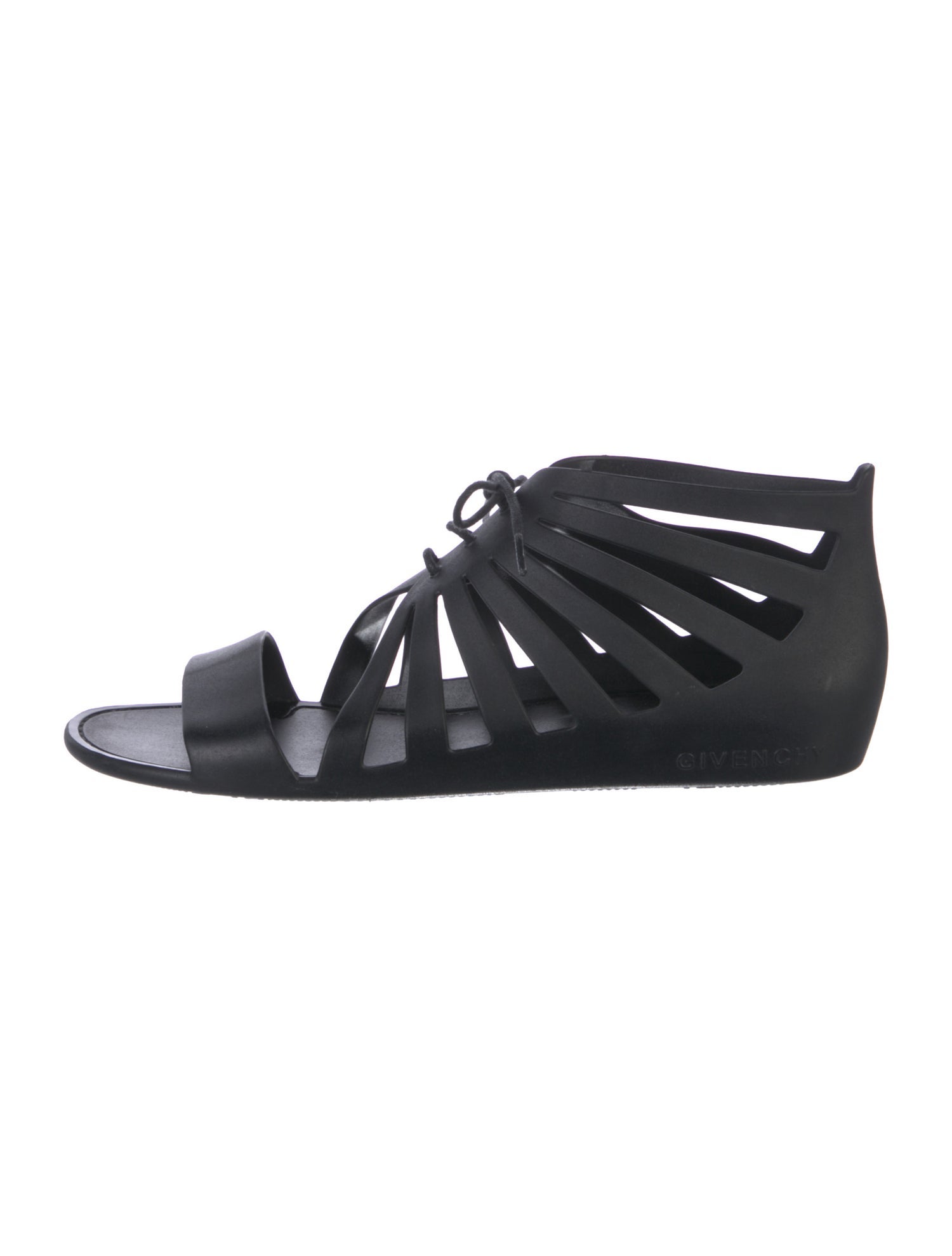 Givenchy Rubber Gladiator Sandals