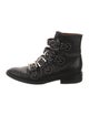 Givenchy Leather Studded Accents Combat Boots