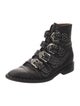 Givenchy Leather Studded Accents Combat Boots