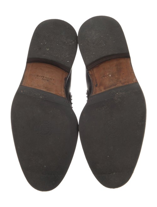 Givenchy Leather Studded Accents Combat Boots