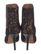 Givenchy Leather Lace Pattern Chelsea Boots