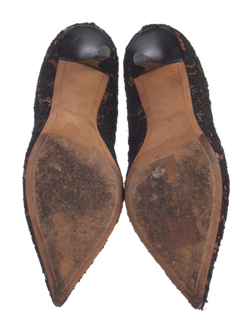 Givenchy Leather Lace Pattern Chelsea Boots