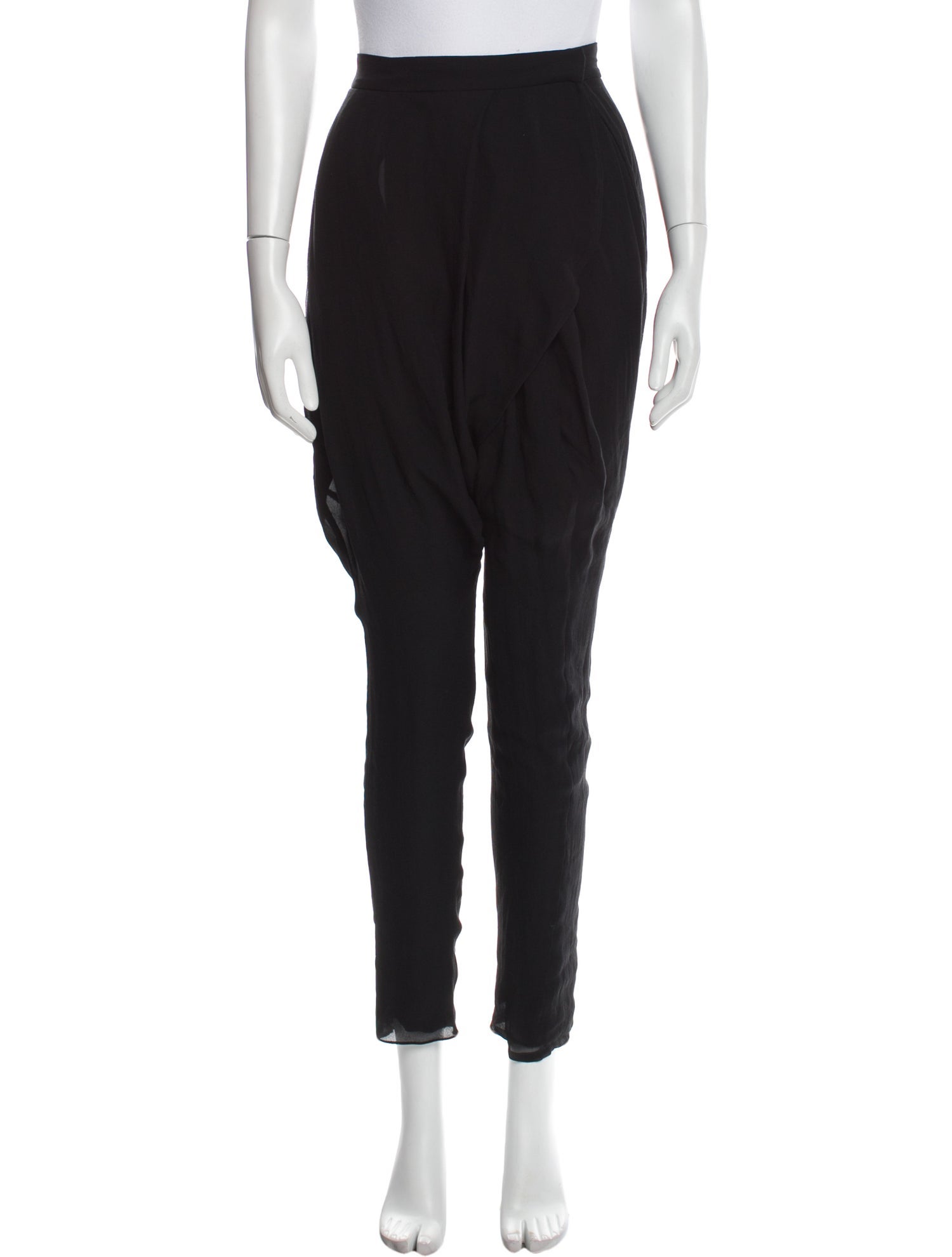 Givenchy Silk Skinny Leg Pants