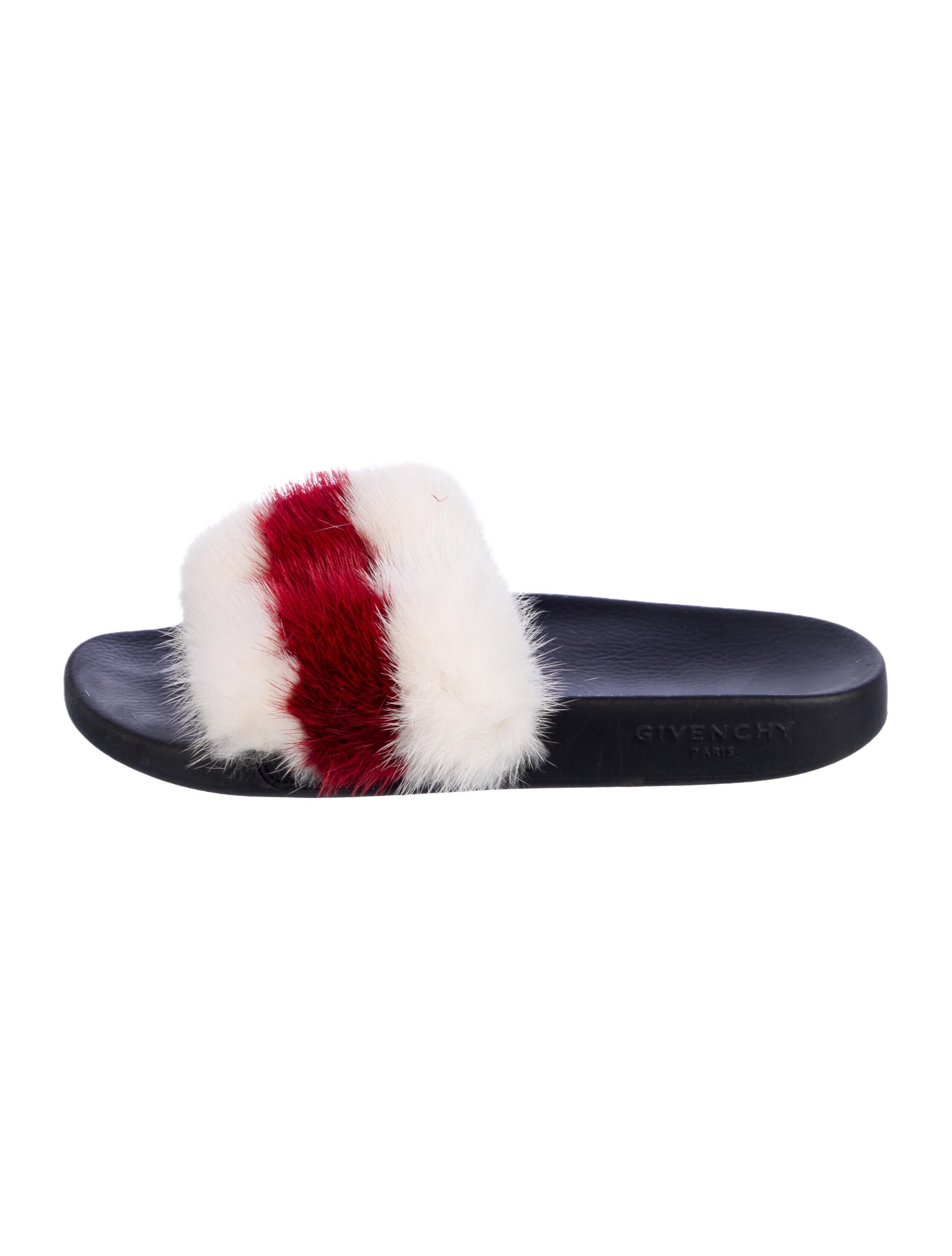 Givenchy Rubber Colorblock Pattern Slides