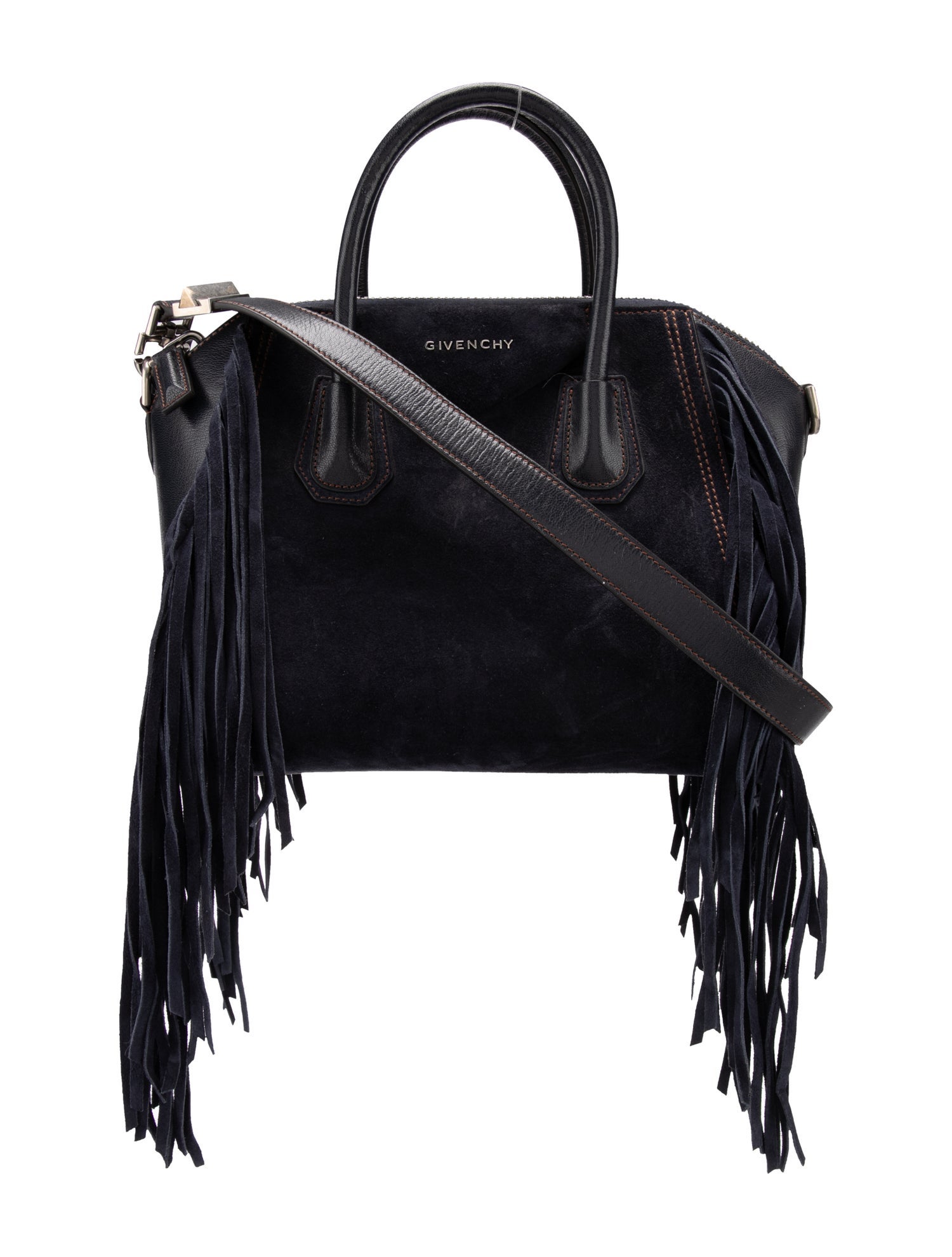 Givenchy Suede Top Handle Bag