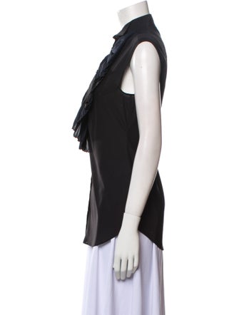 Givenchy Sleeveless Button-Up Top