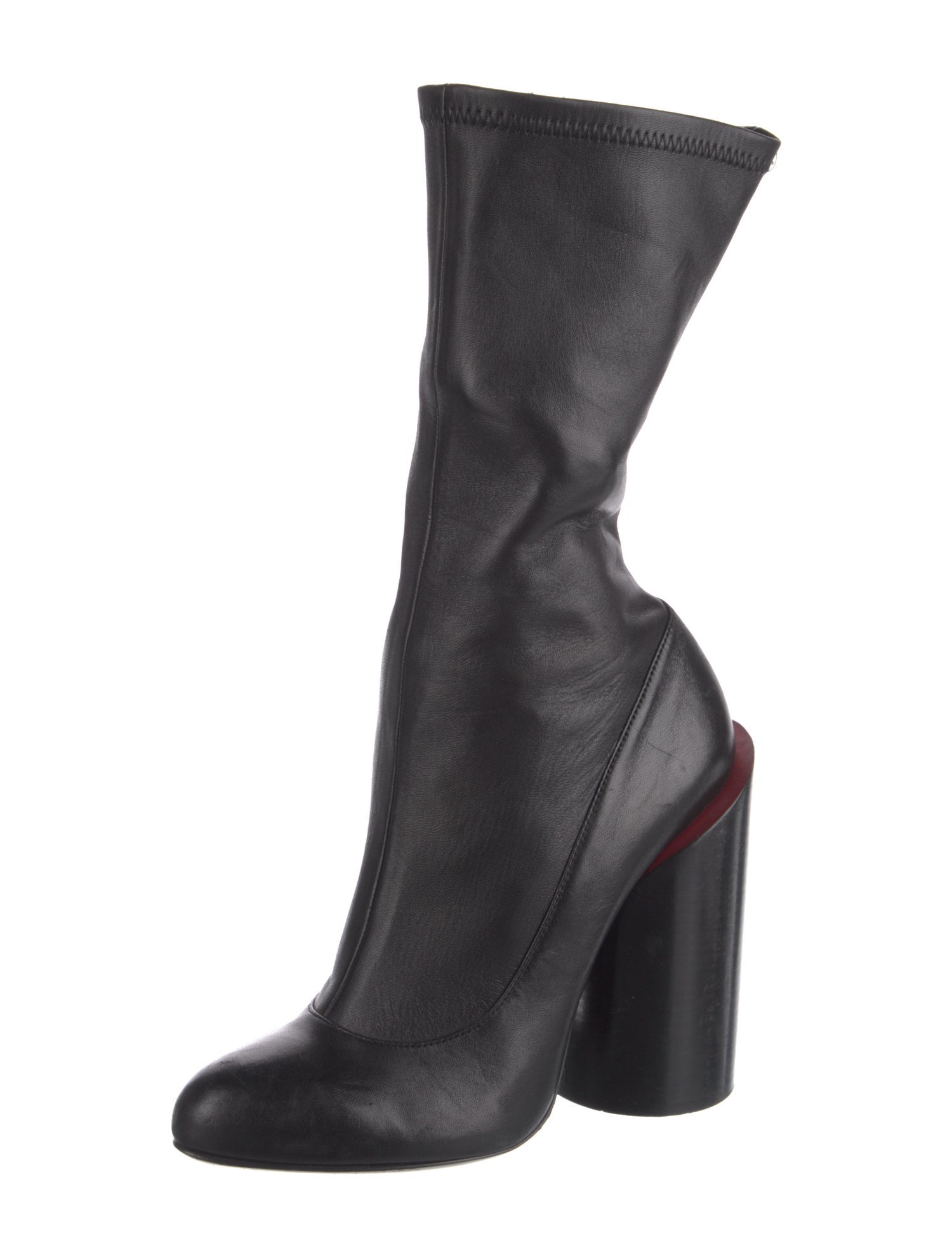 Givenchy Leather Beaded Accents Boots