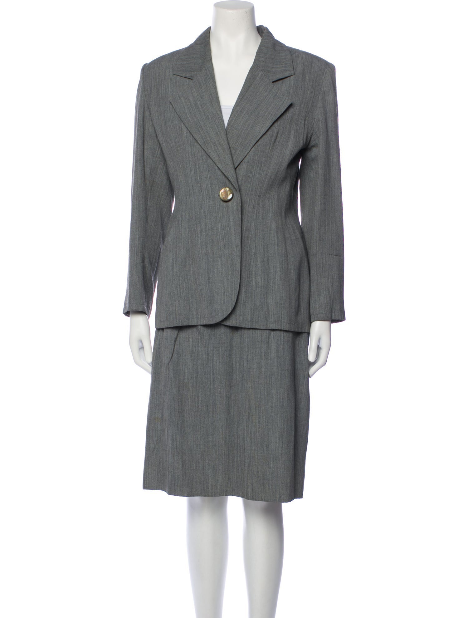Givenchy Vintage Late 1980's - Early 1990's Skirt Suit