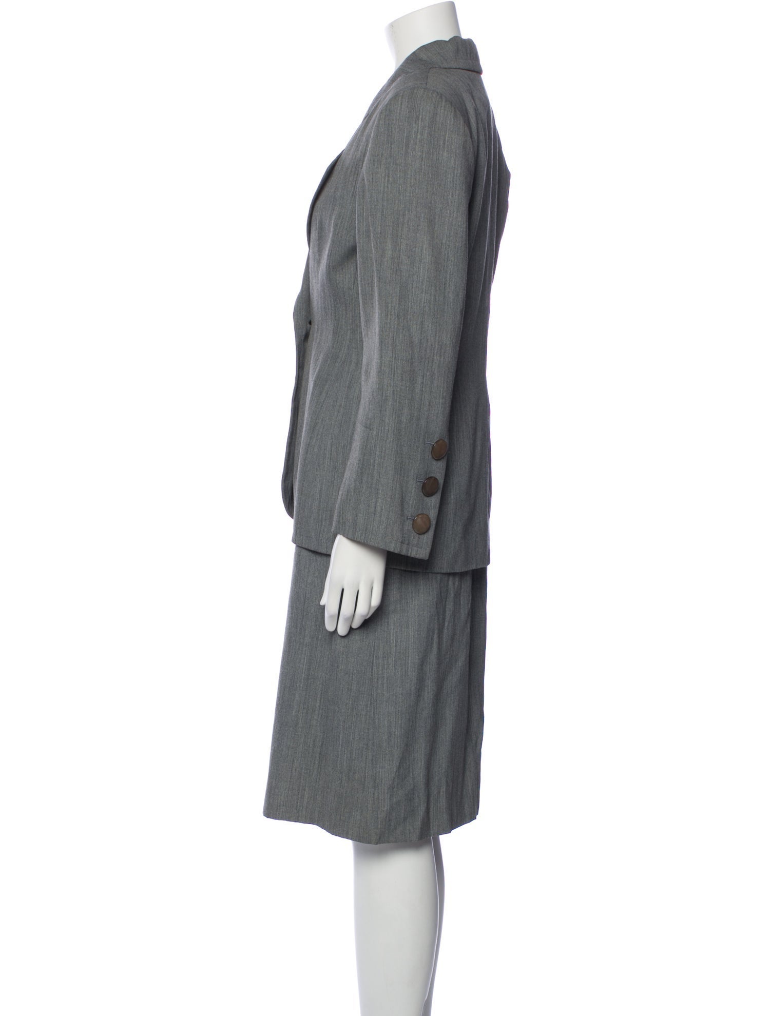 Givenchy Vintage Late 1980's - Early 1990's Skirt Suit