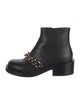 Givenchy Leather Chain-Link Accents Boots