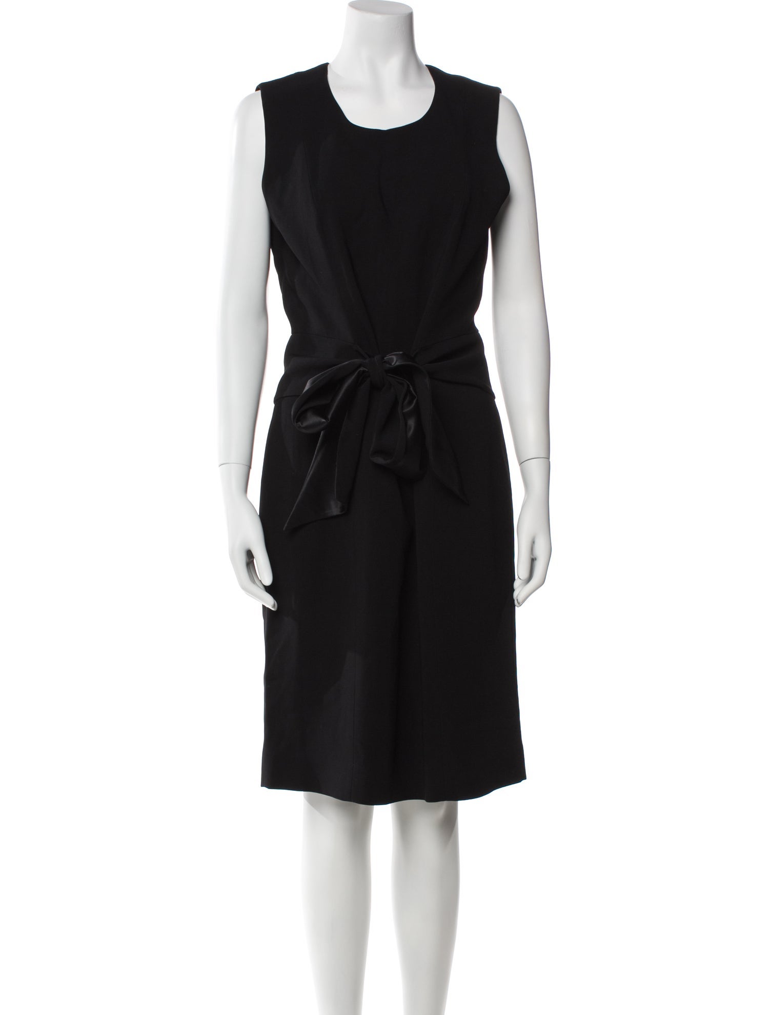 Givenchy Scoop Neck Midi Length Dress