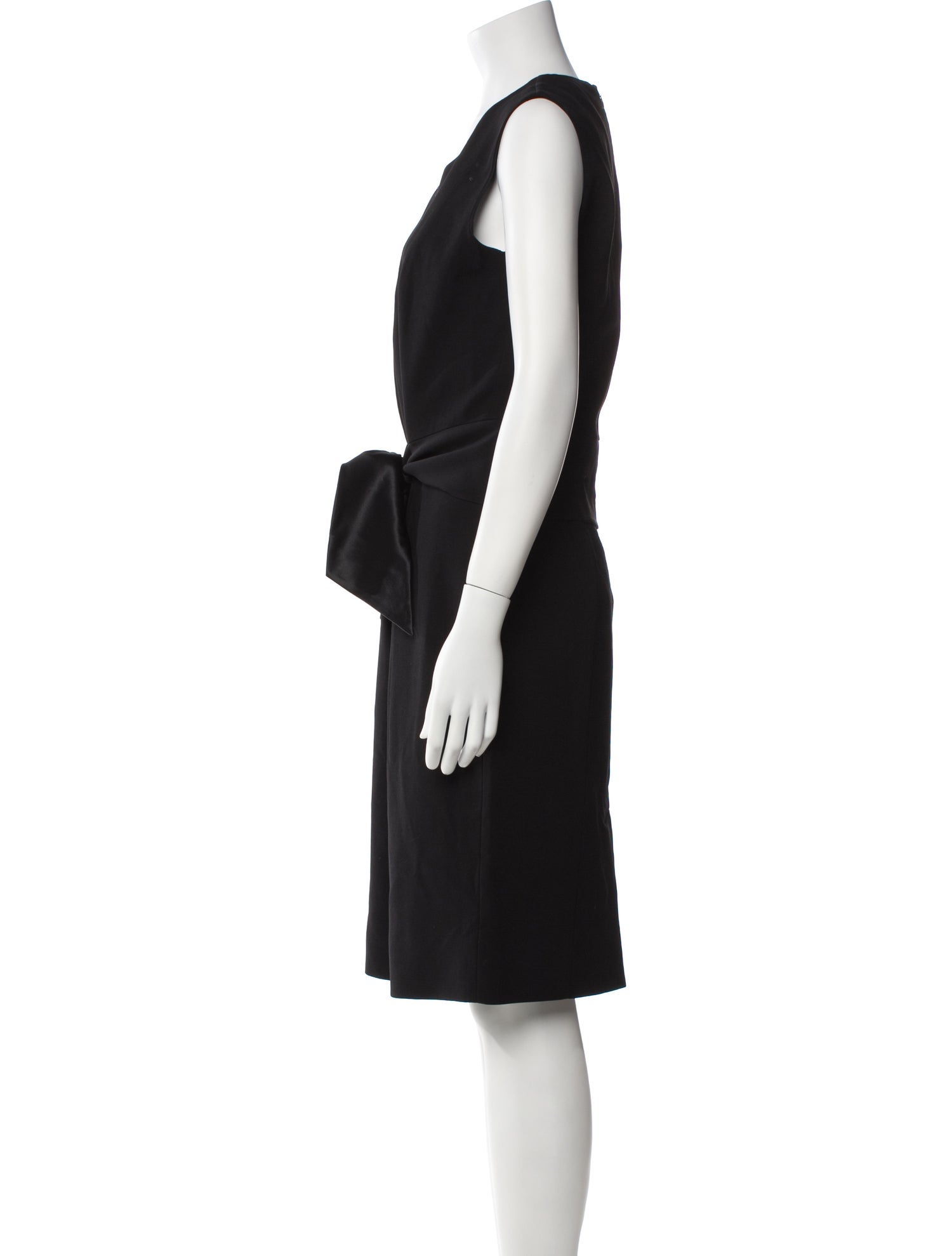 Givenchy Scoop Neck Midi Length Dress
