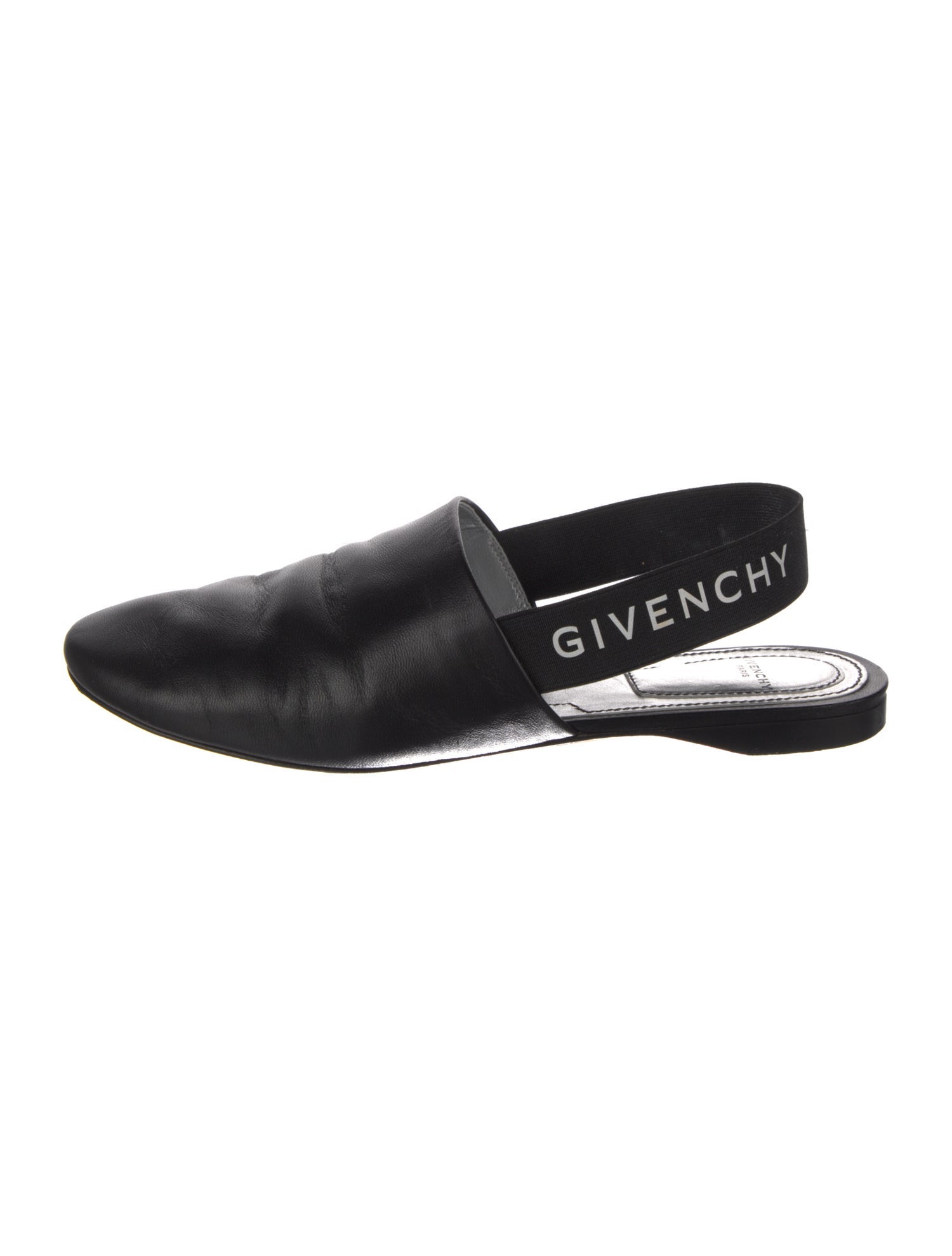 Givenchy Leather Slingback Flats