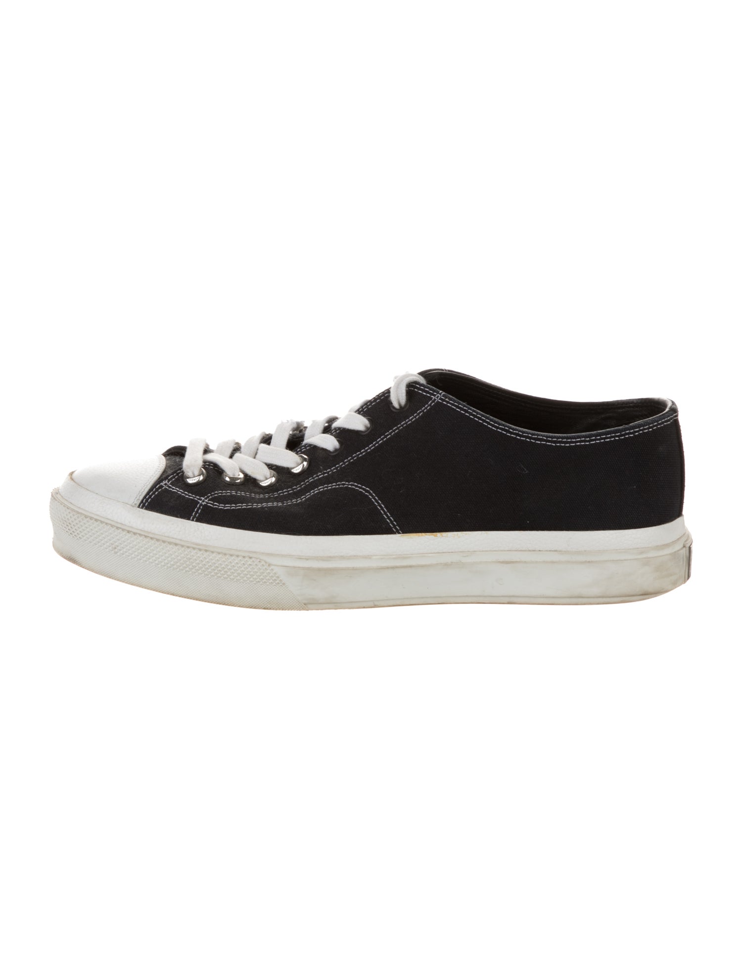 Givenchy Canvas Leather Trim Embellishment Sneakers