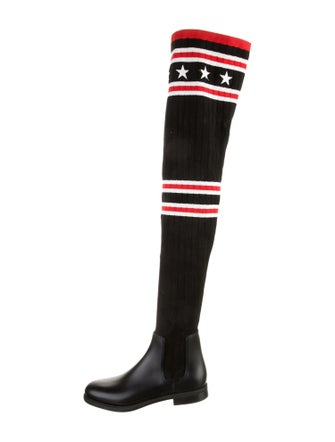 Givenchy Striped Sock Boots