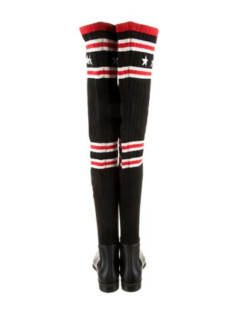 Givenchy Striped Sock Boots