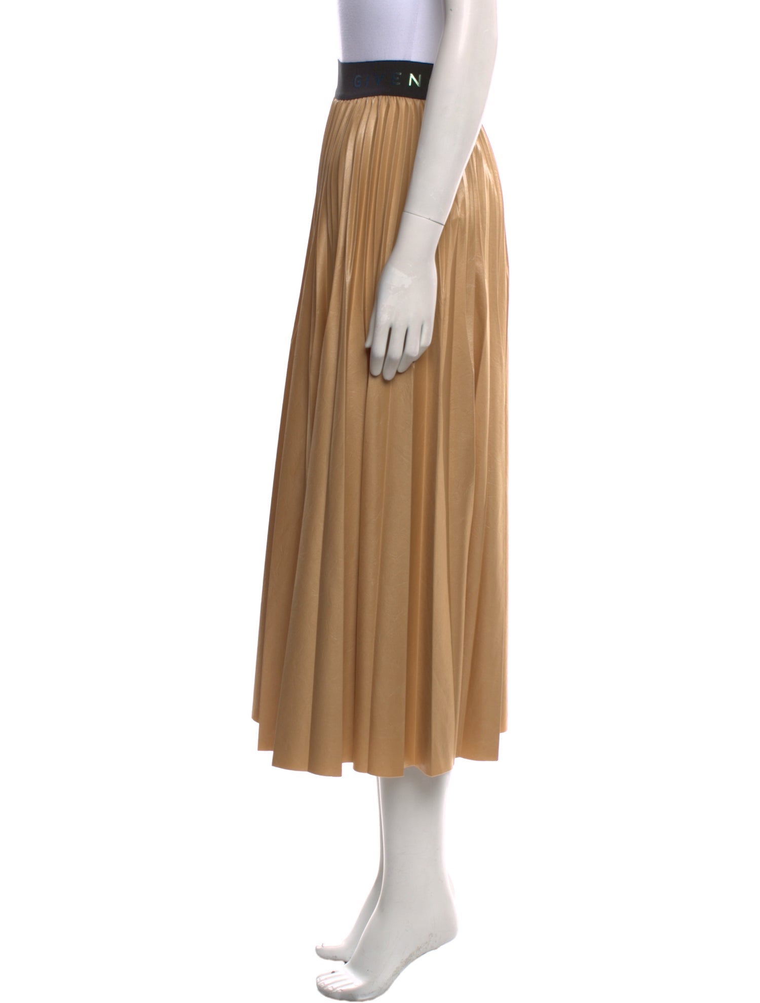 Givenchy Grosgrain Trim Midi Length Skirt