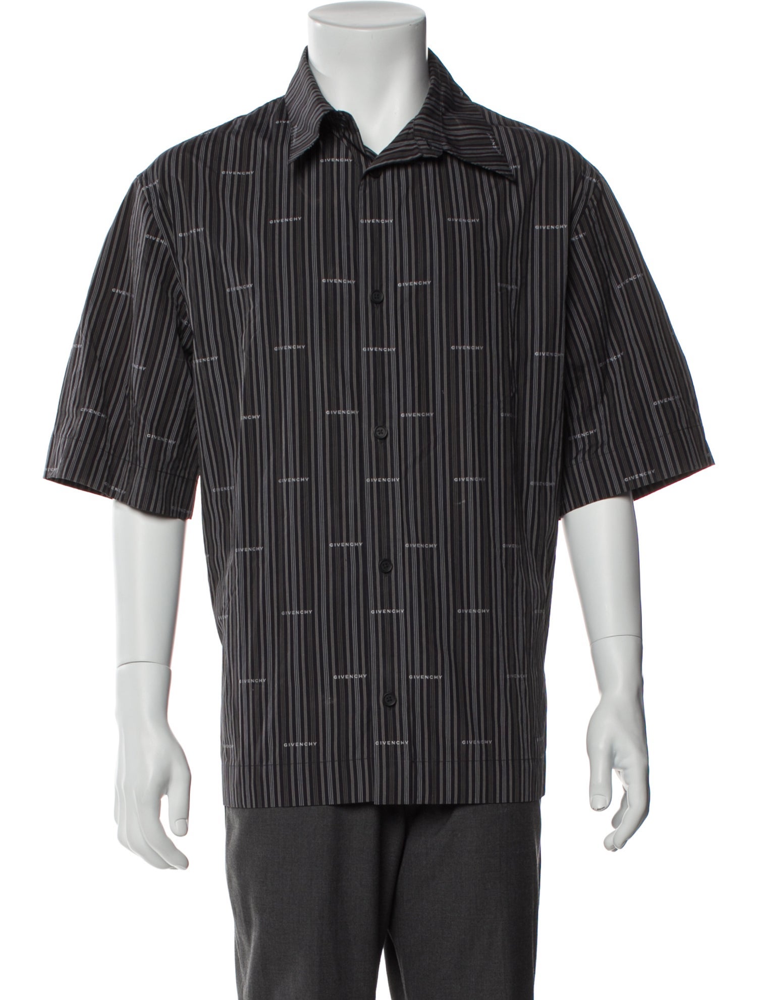 Givenchy Striped Short Sleeve Shirt