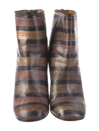 Givenchy Snakeskin Printed Boots