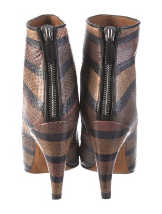 Givenchy Snakeskin Printed Boots