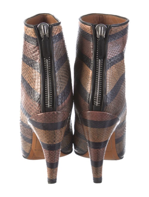 Givenchy Snakeskin Printed Boots