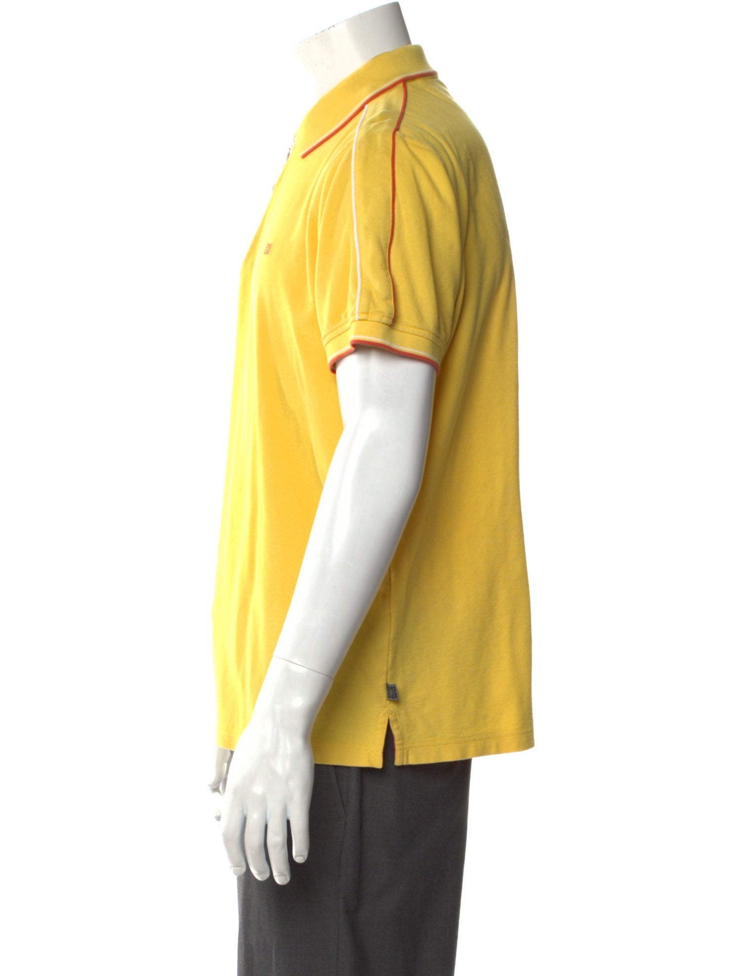 Givenchy Striped Collar Polo Shirt