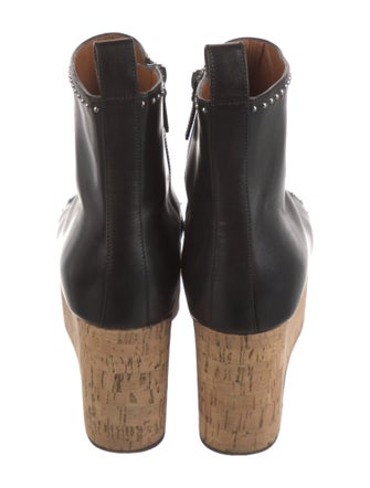 Givenchy Leather Studded Accents Slingback Sandals