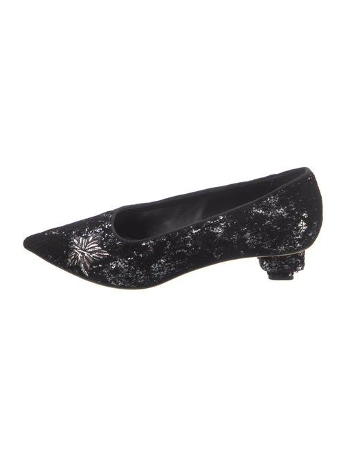Givenchy Velvet Sequin Embellishments Pumps