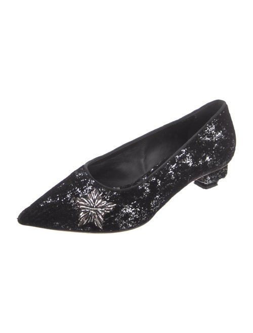Givenchy Velvet Sequin Embellishments Pumps