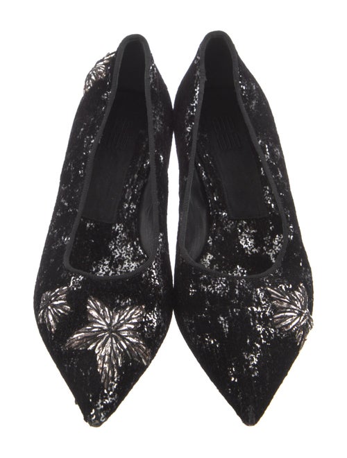 Givenchy Velvet Sequin Embellishments Pumps