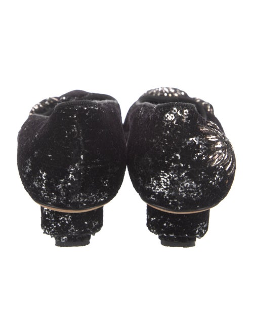 Givenchy Velvet Sequin Embellishments Pumps