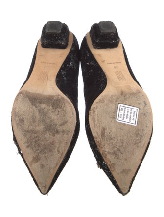 Givenchy Velvet Sequin Embellishments Pumps
