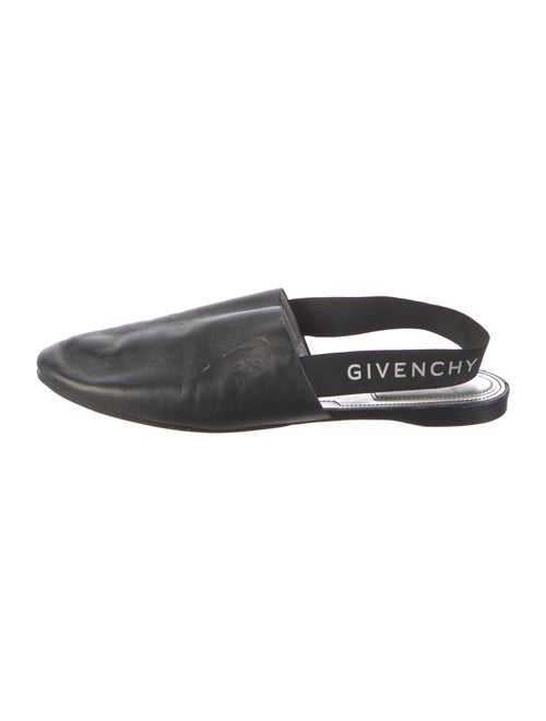 Givenchy Leather Printed Slingback Flats