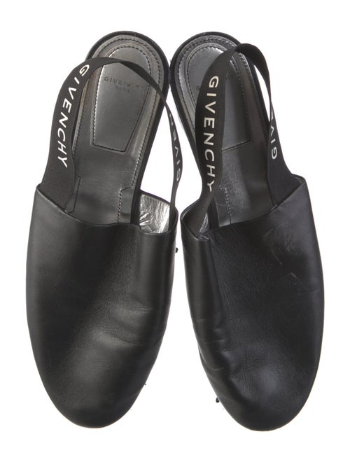 Givenchy Leather Printed Slingback Flats