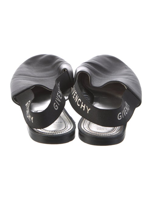 Givenchy Leather Printed Slingback Flats
