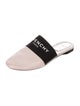 Givenchy Leather Graphic Print Slides