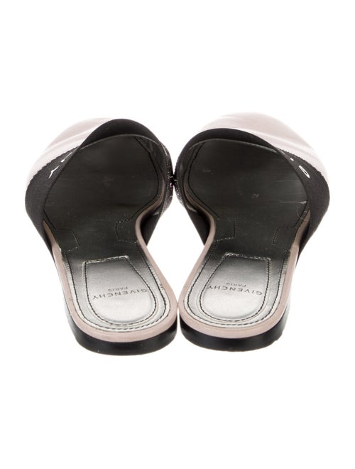 Givenchy Leather Graphic Print Slides
