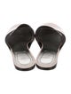 Givenchy Leather Graphic Print Slides