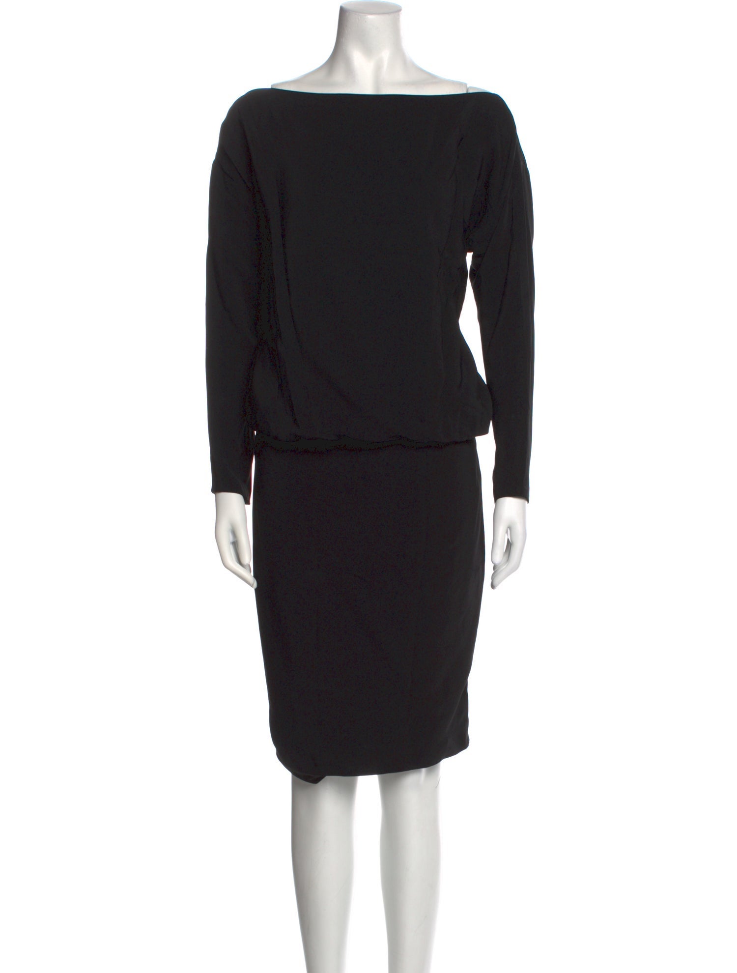 Givenchy Bateau Neckline Midi Length Dress