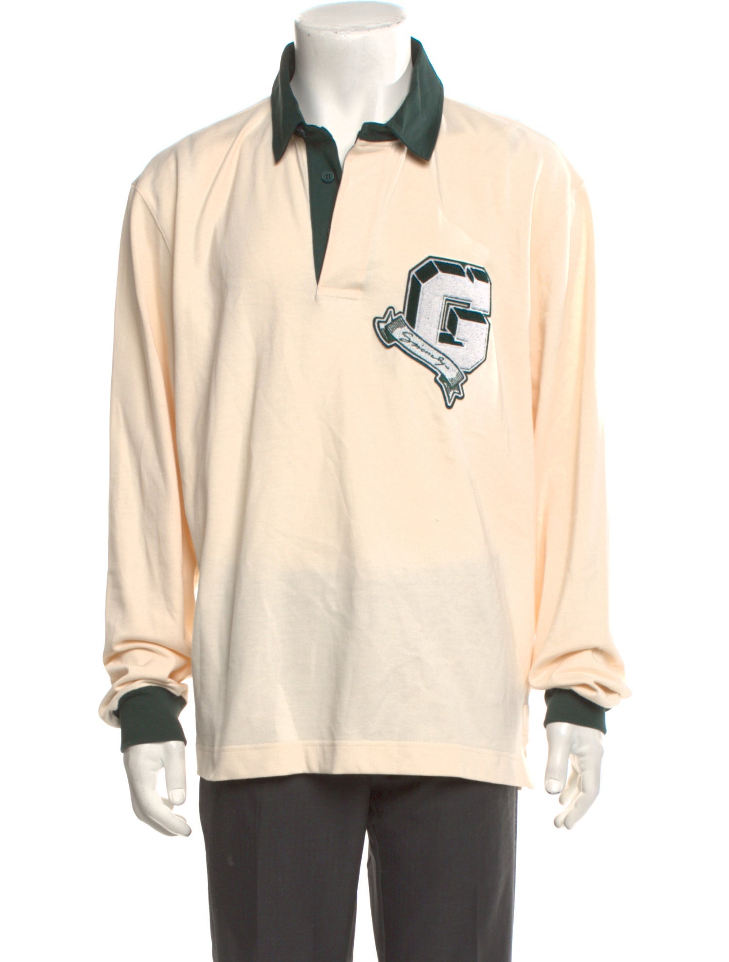 Givenchy Graphic Print Collar Polo Shirt