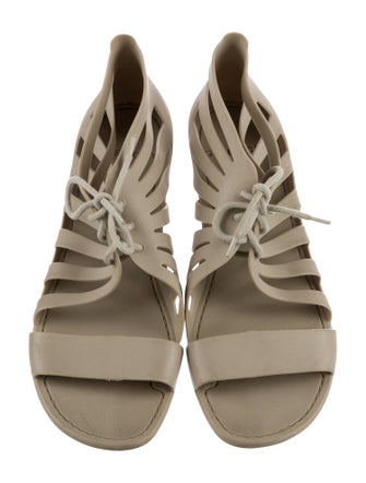 Givenchy Rubber Gladiator Sandals