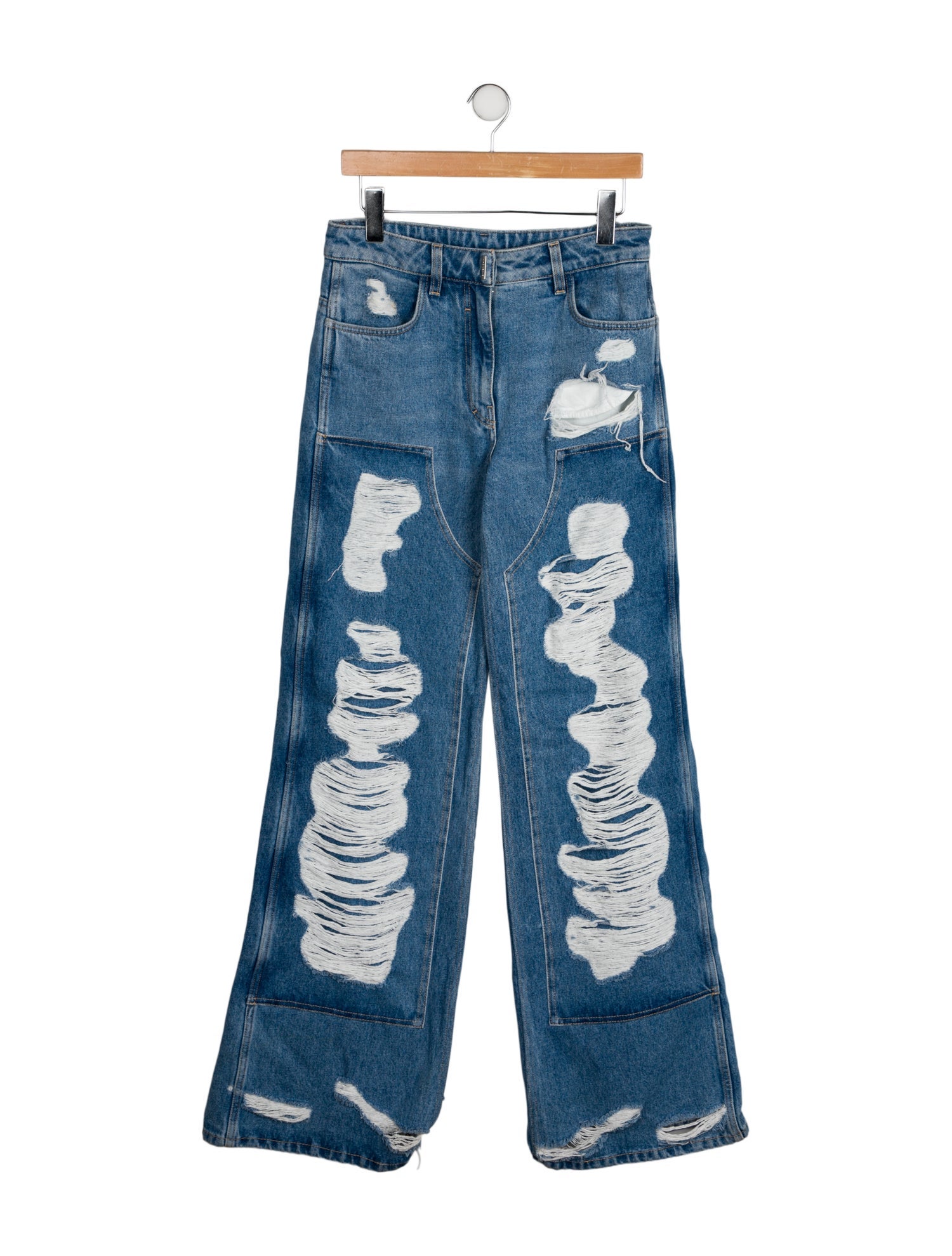 Givenchy High-Rise Wide Leg Jeans