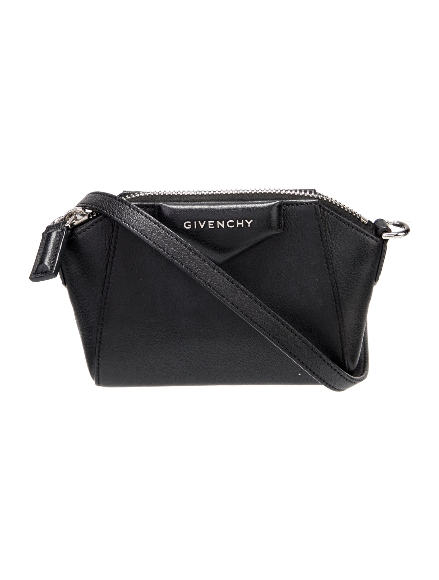 Givenchy Leather Crossbody Bag - Black Crossbody Bags