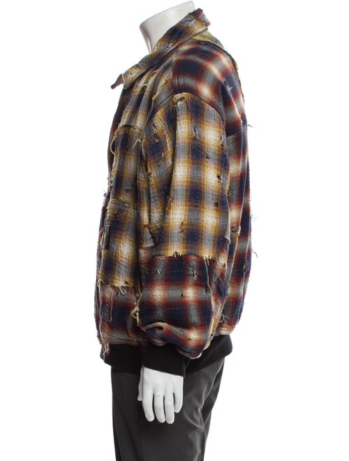 Givenchy Plaid Print Bomber Jacket