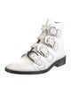 Givenchy Leather Studded Accents Combat Boots