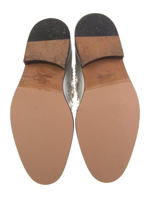 Givenchy Leather Studded Accents Combat Boots